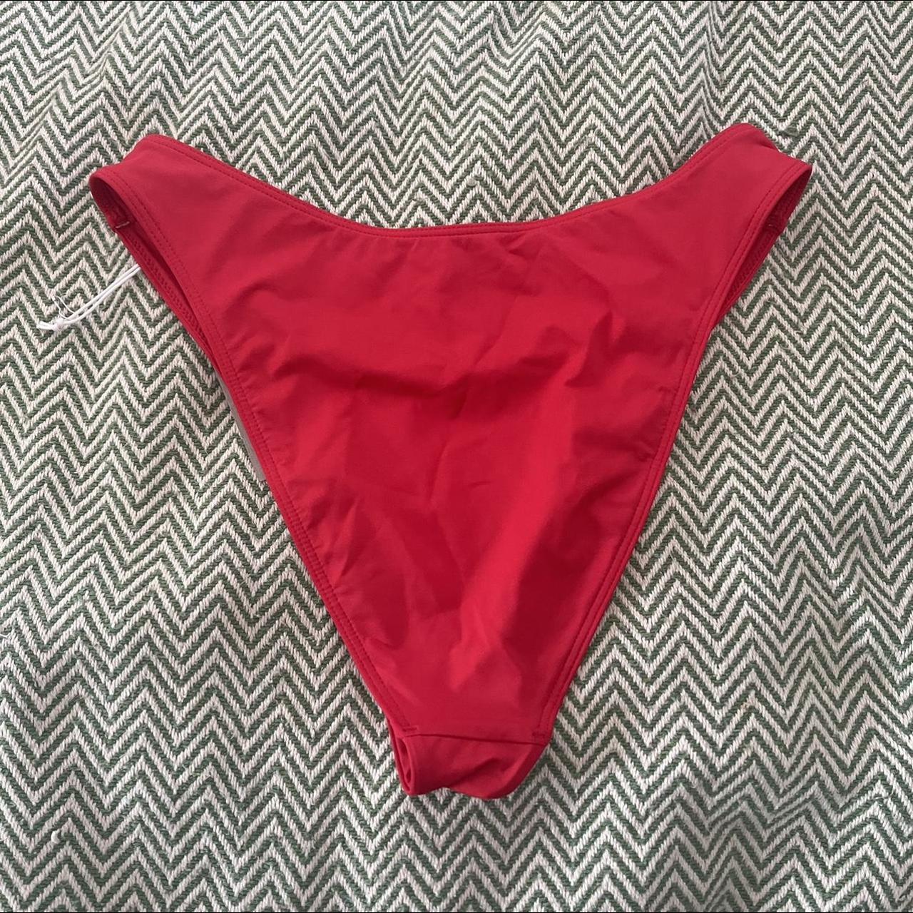 Everlane Women's Red Bikini-and-tankini-bottoms | Depop