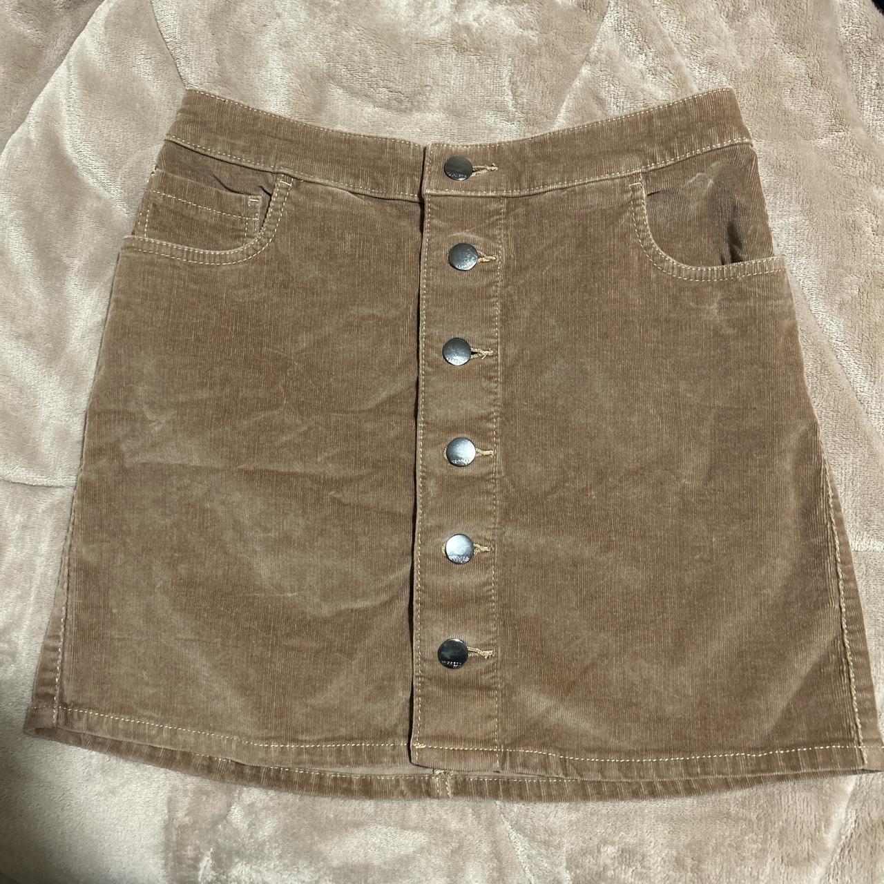 Express corduroy skirt sale