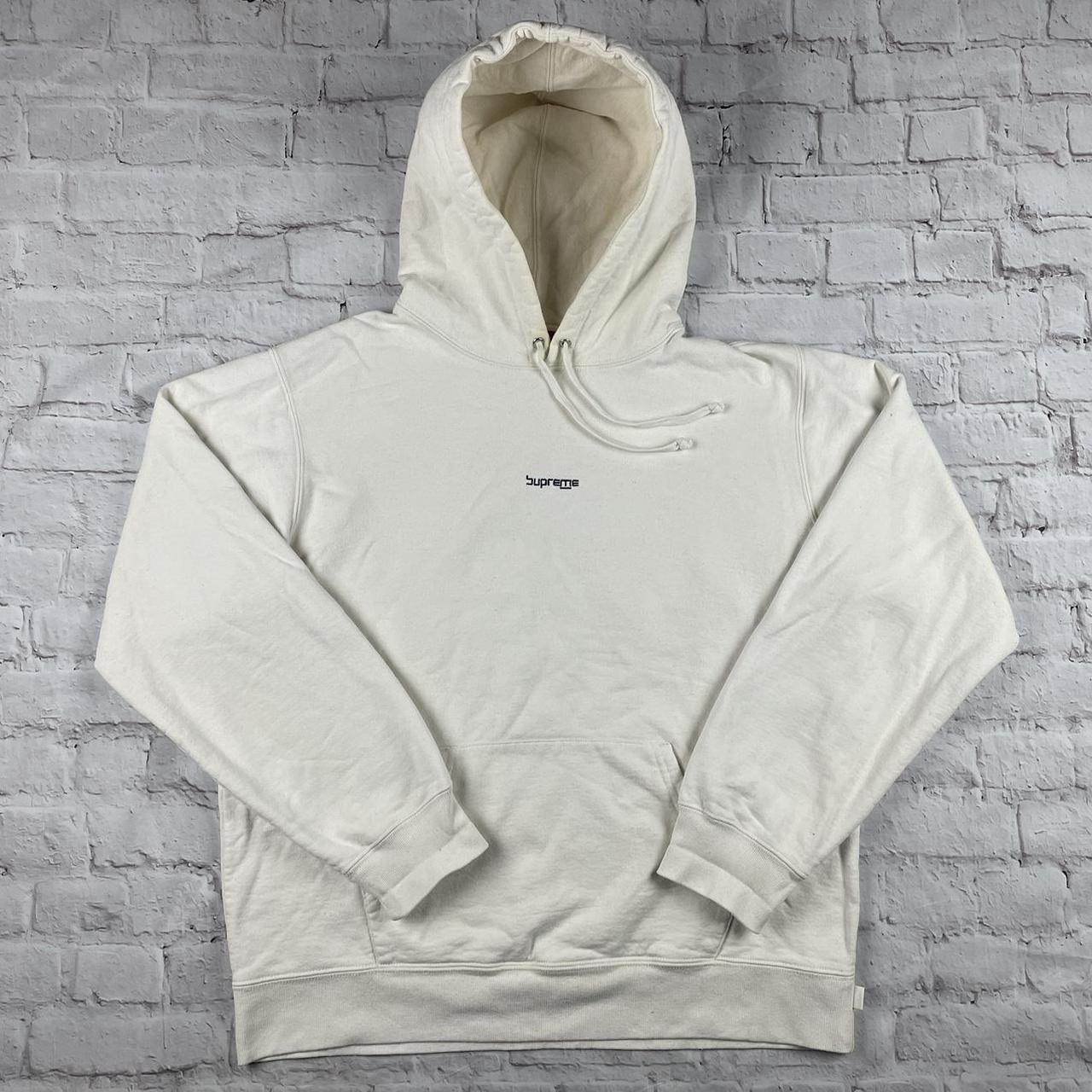 Supreme Men's Cream Hoodie | Depop