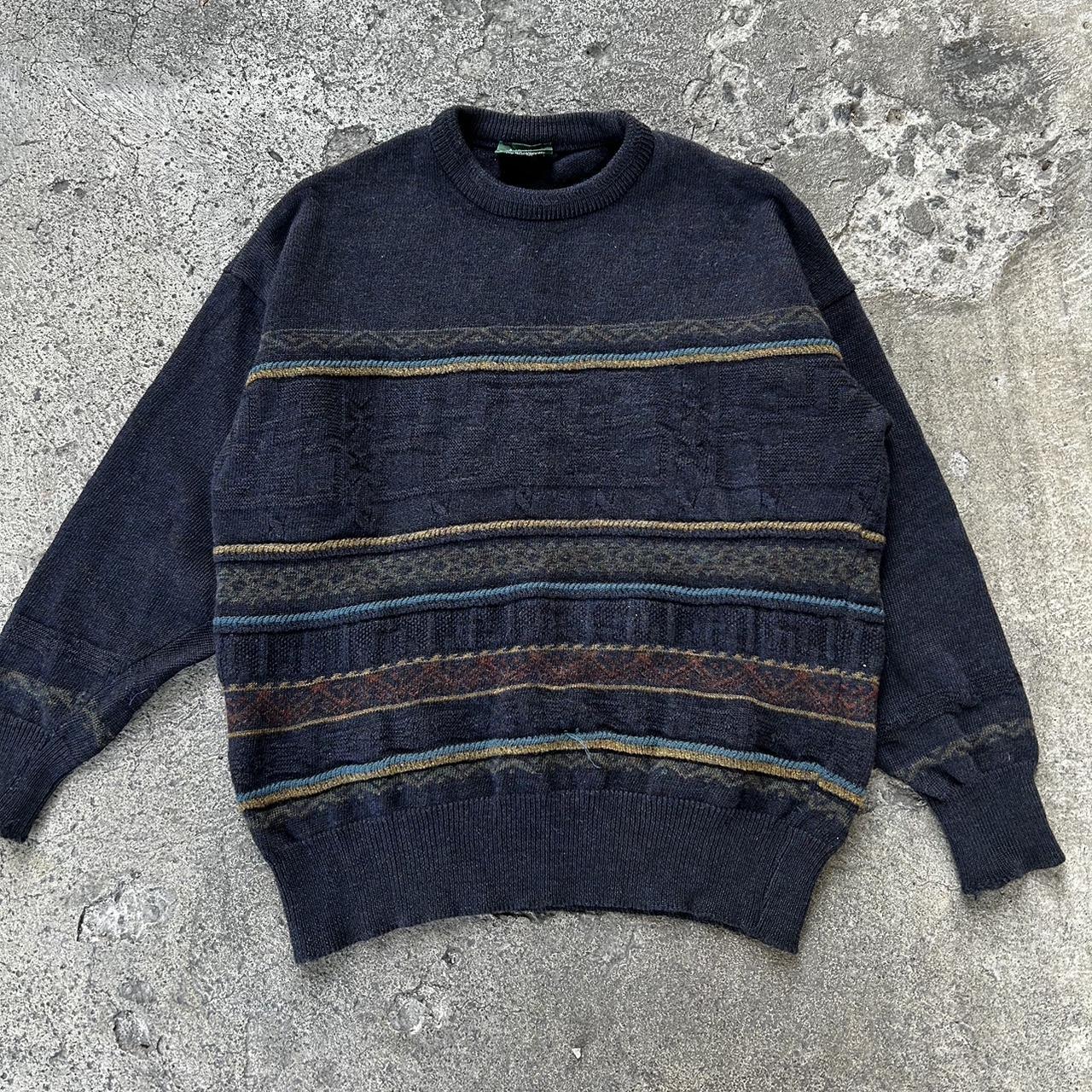 Vintage 1980’s Ansett Knitted Wool Jumper... - Depop