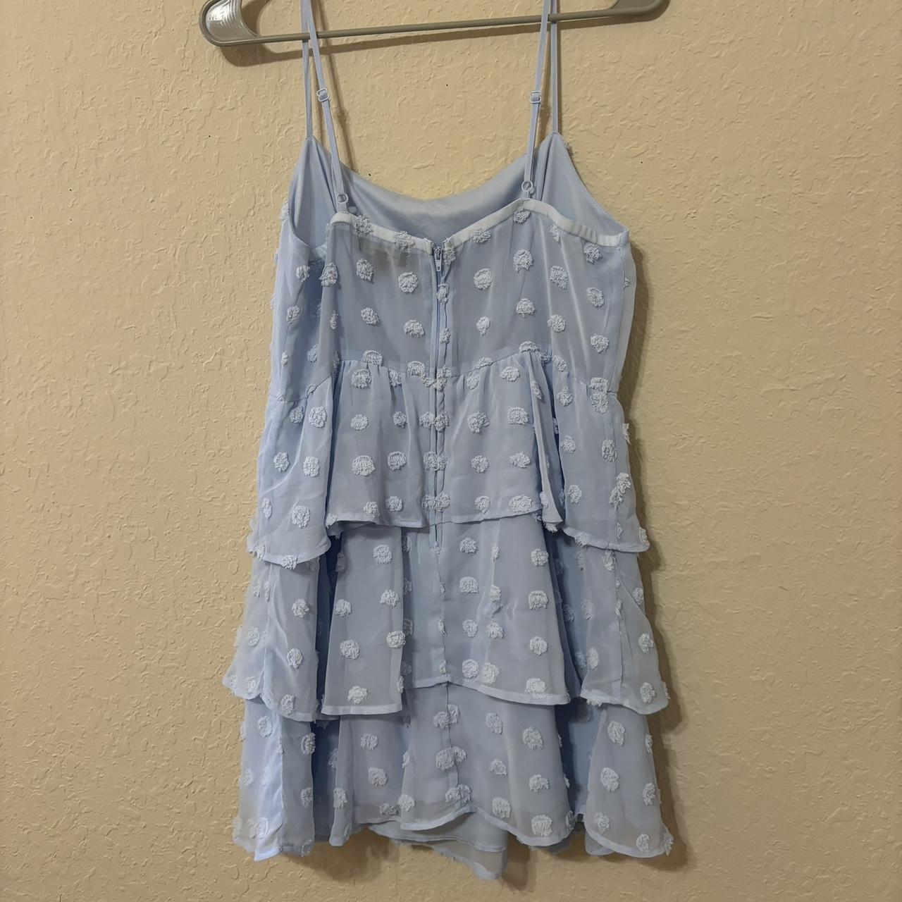 baby blue francescas dress - worn once for... - Depop