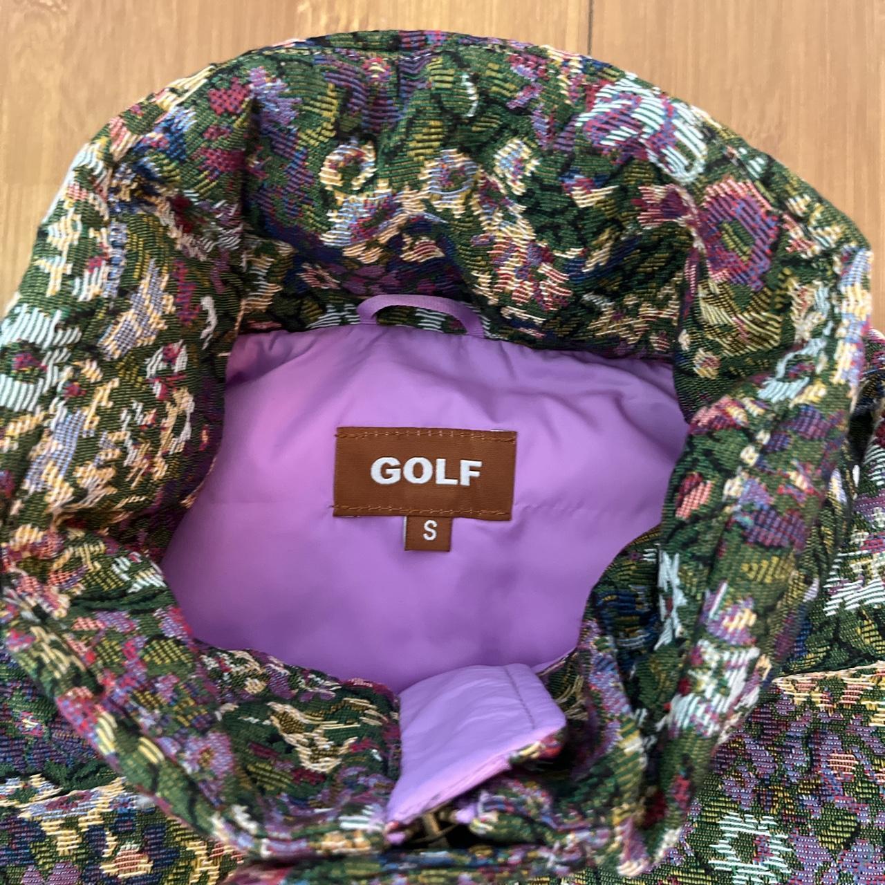 Golf Wang Men's Purple and Green Jacket Depop