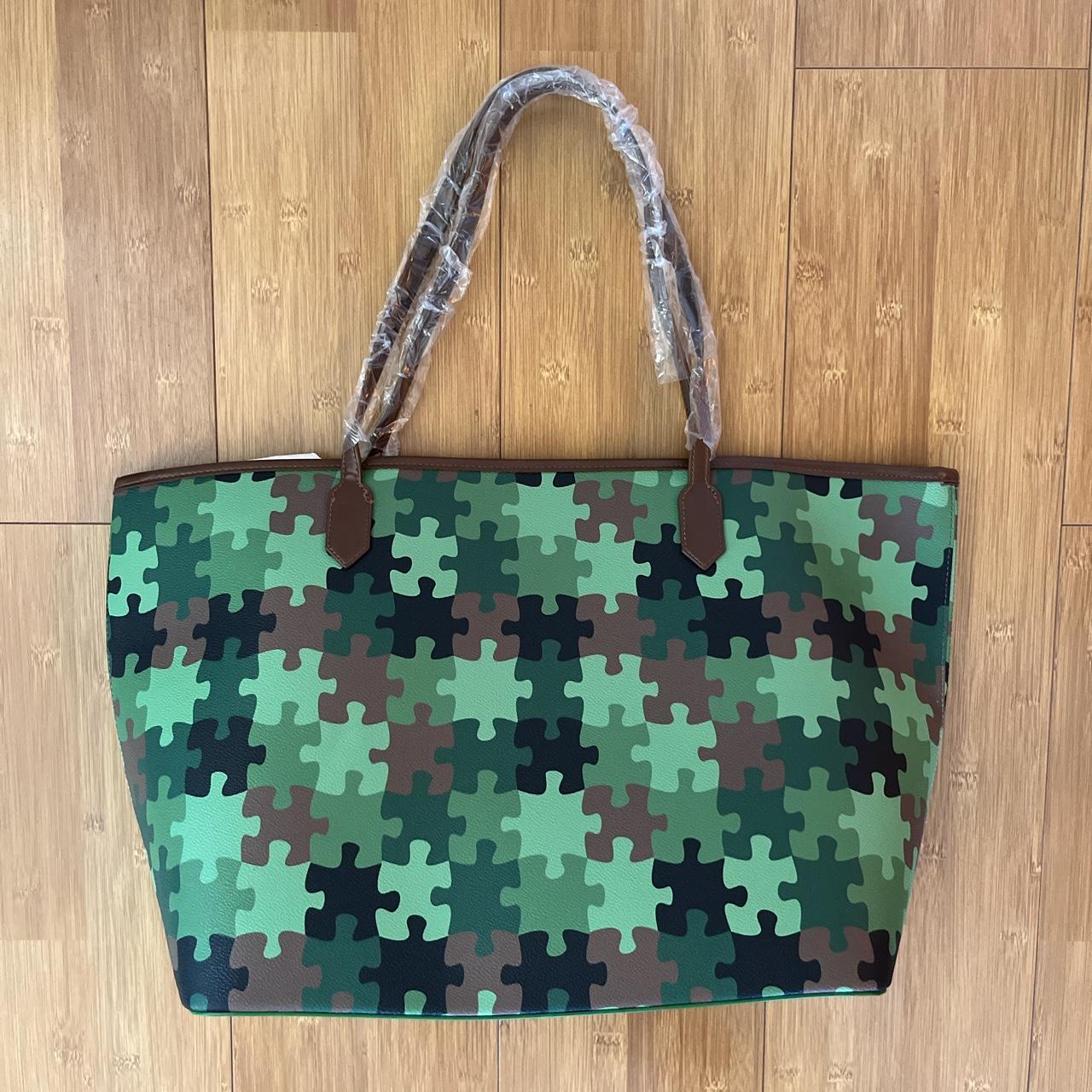 Golf Wang puzzle tote - green/brown. Brand new.