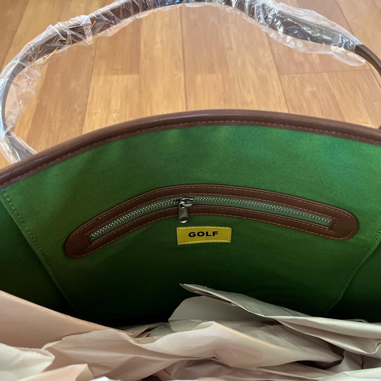 Golf Wang puzzle tote - green/brown. Brand new.