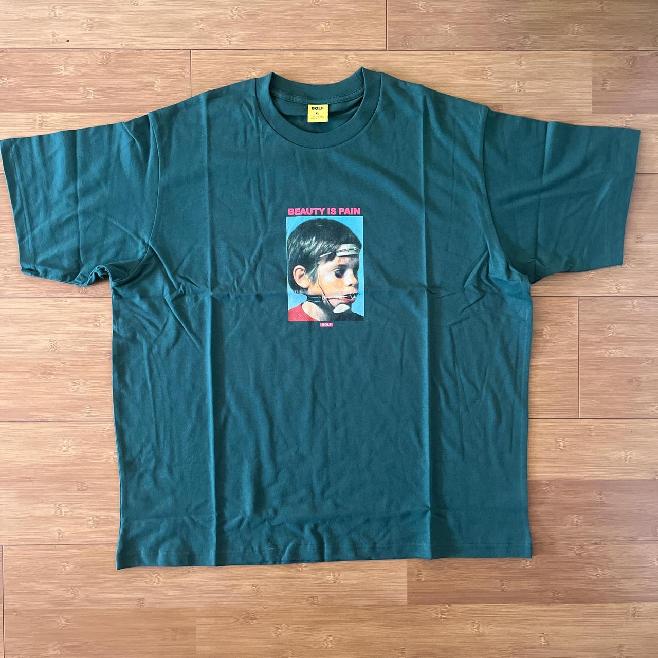 【ユニセックス】GOLF WANG/BEAUTY IS PAIN プリントTシャツ ユニセックス】GOLF WANG/BEAUTY IS PAIN プリントTシャツ