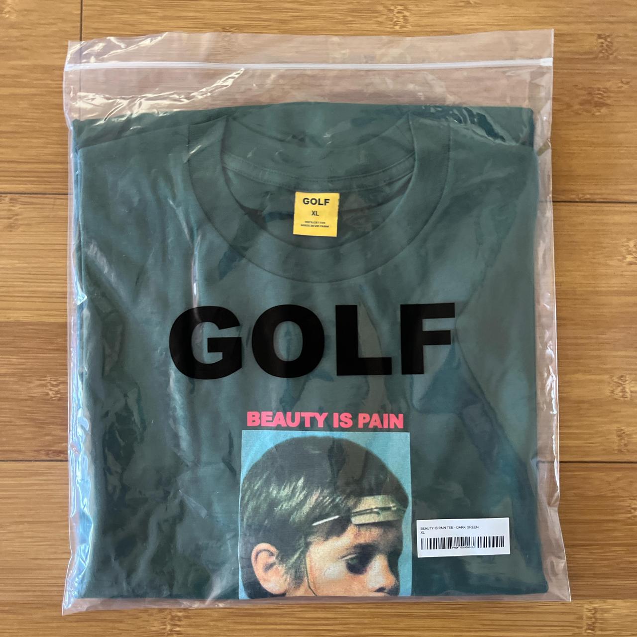 Golf Wang pain is beauty tee - dark green. Brand new. | Depop