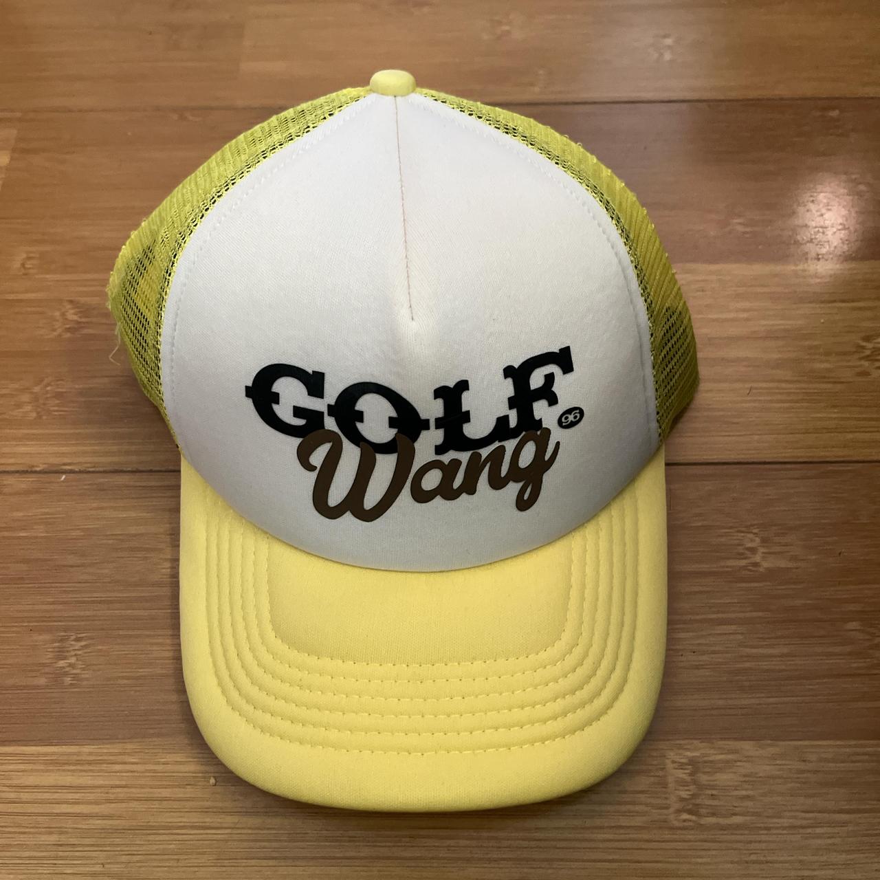 【ユニセックス】GOLF WANG/DEUCE ロゴTシャツ Golf Wang deuce tee - gold. Brand new. | Depop
