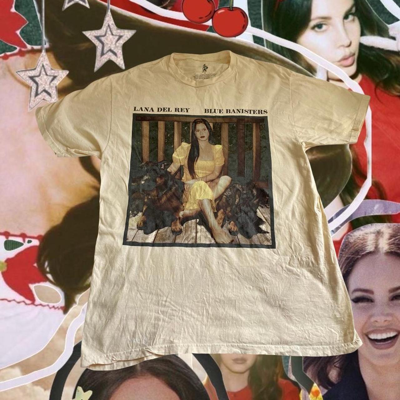 Lana del Rey Blue Banisters t shirt in fair condition. Depop