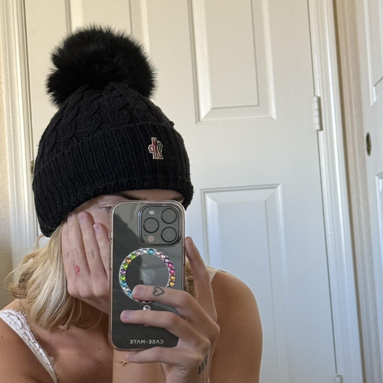 Moncler Grenoble virgin wool Pom Pom beanie | Depop