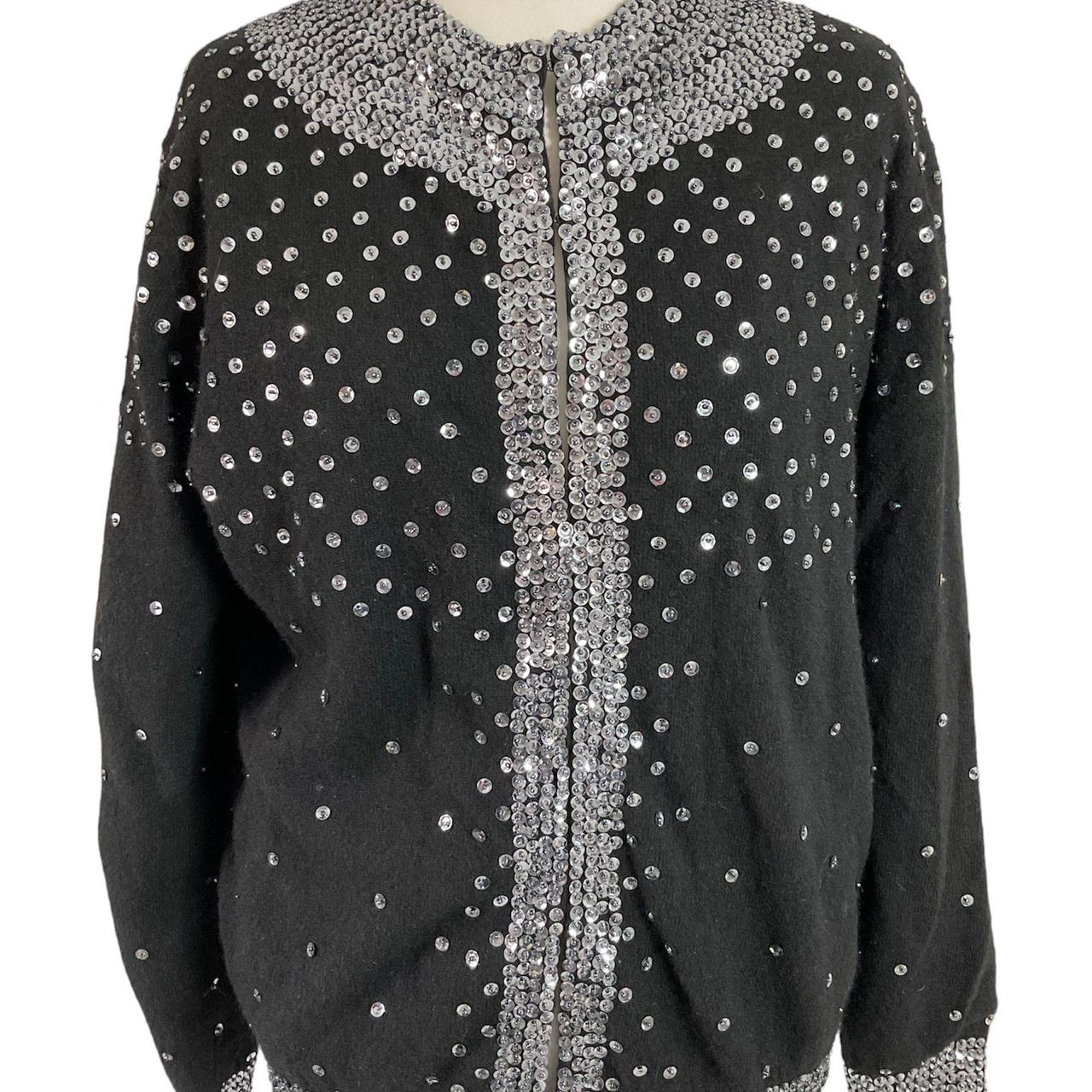 Women's Silver Cardigan Depop