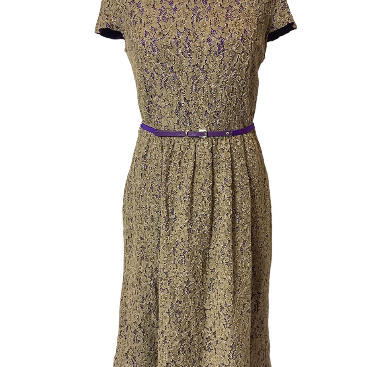 Max mara outlet purple dress