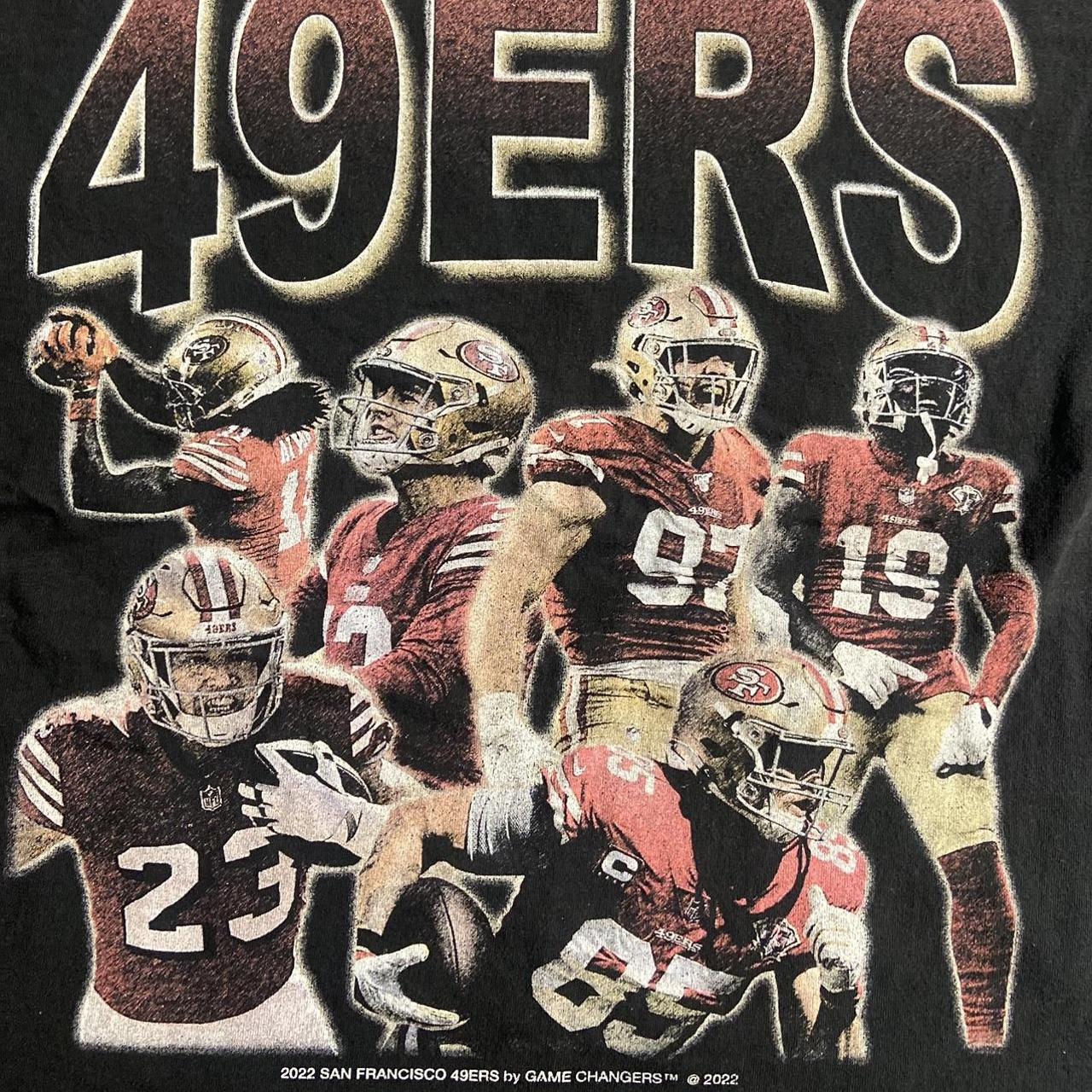 San Francisco 49ers Black Shirt Vintage looking - Depop