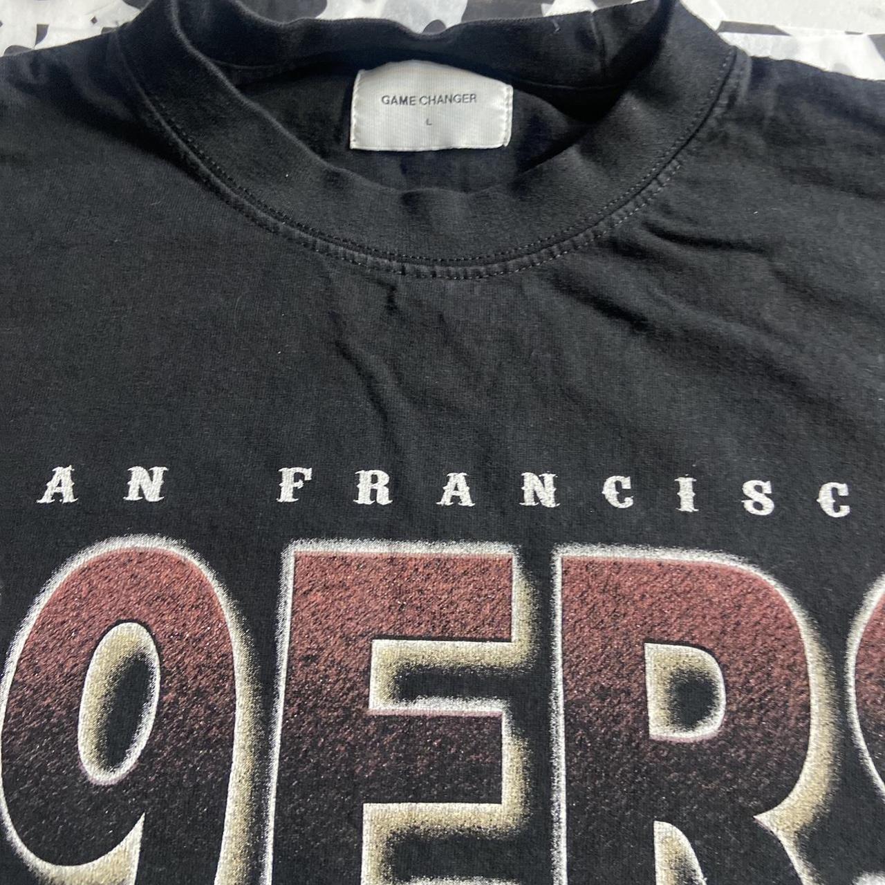 San Francisco 49ers Black Shirt Vintage looking - Depop