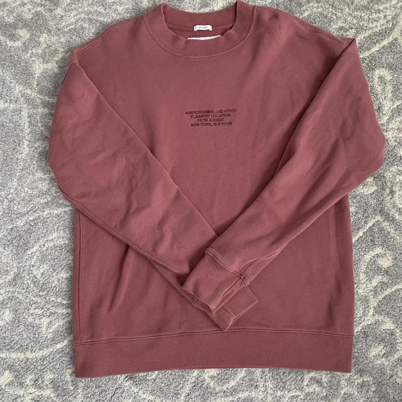 abercrombie and fitch crewneck! minor flaw seen on... - Depop