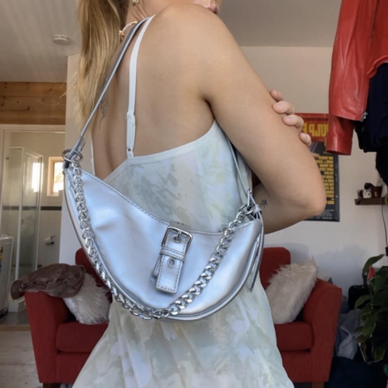 Cute Silver bag - Depop