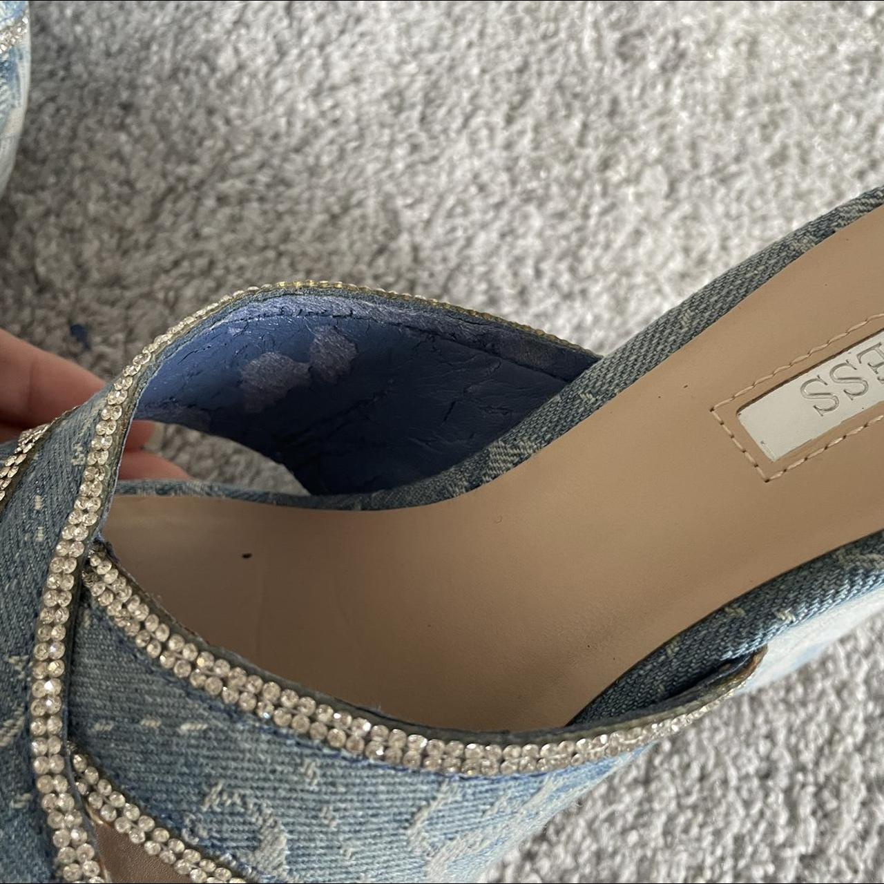 guess platform wedges