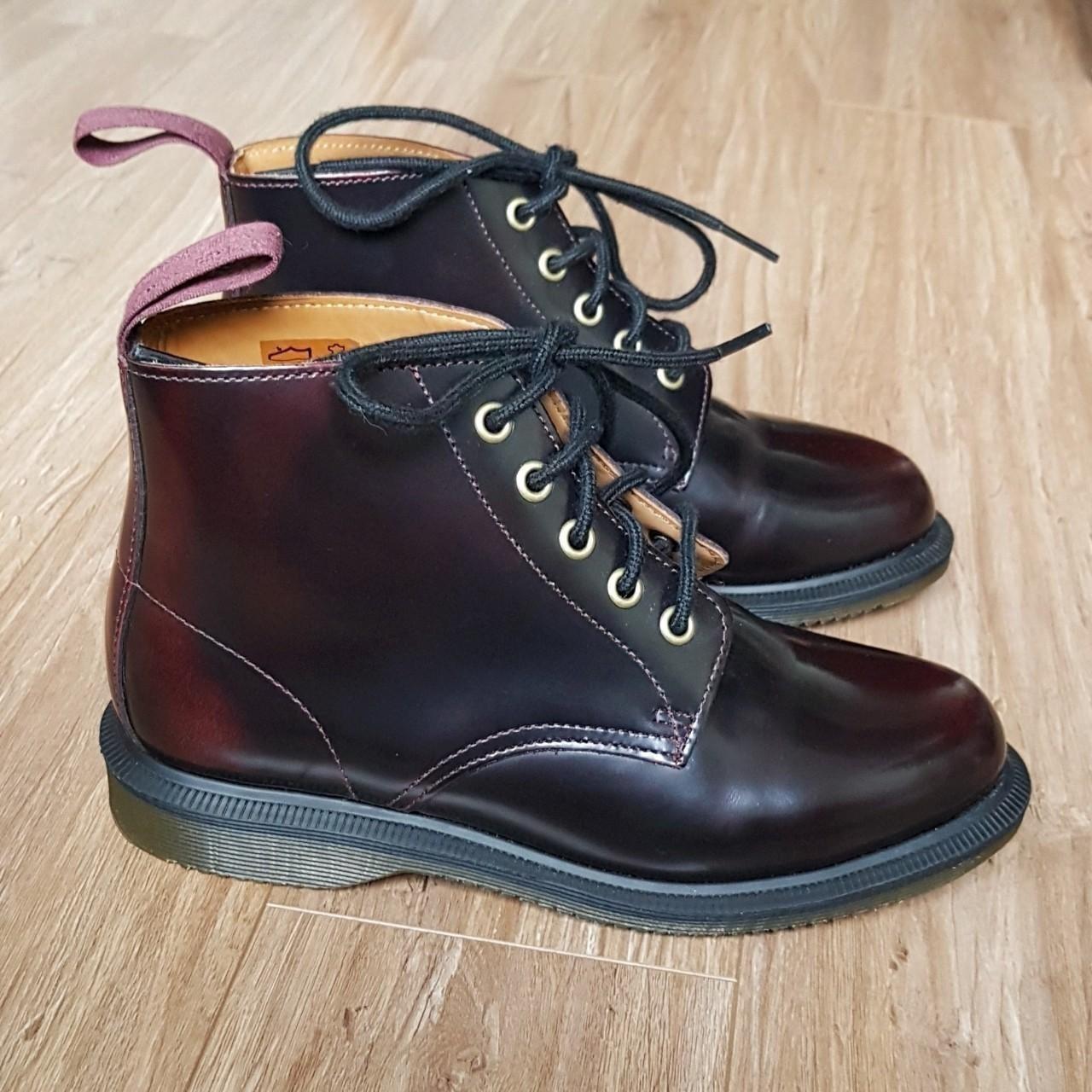 Dr Martens Emmeline Arcadia Cherry Red Boots Brand. Depop