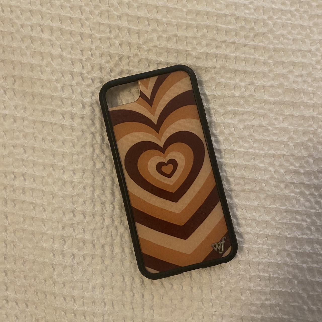 wildflower cases brown latte love iphone SE case... Depop