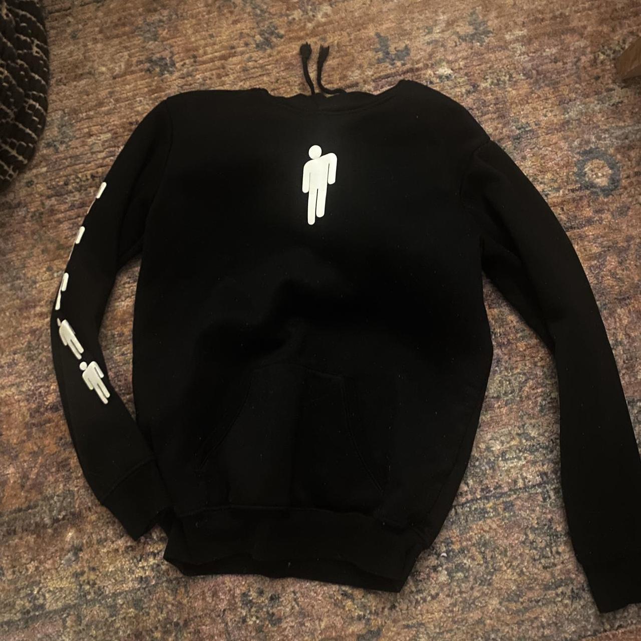 Billie eilish black outlet hoodie merch