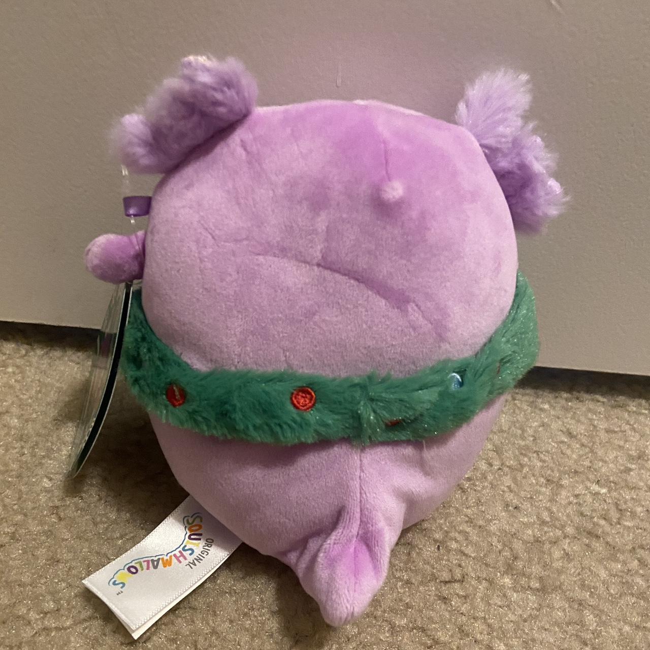 Squishmallows Green and Purple Stuffed-animals | Depop