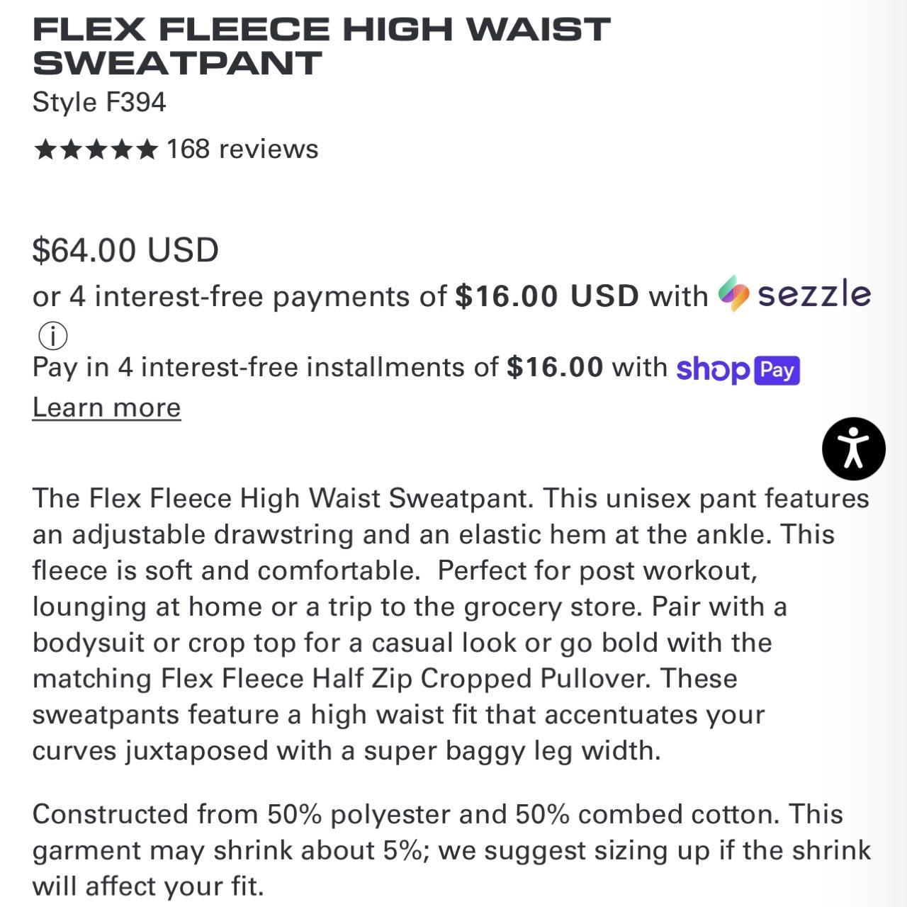 F394 - Flex Fleece High Waist Sweatpant – Los Angeles Apparel