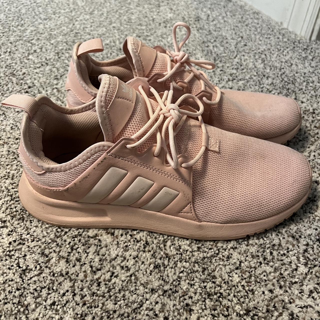 light pink adidas shoes size 7 worn a lot but great. Depop