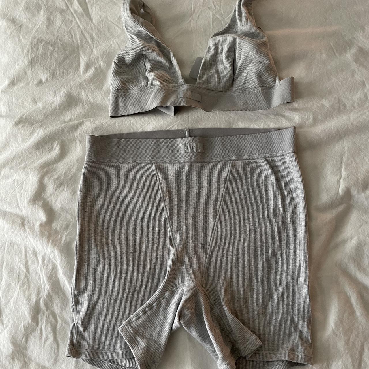 Light gray skims set Both are medium #skims - Depop