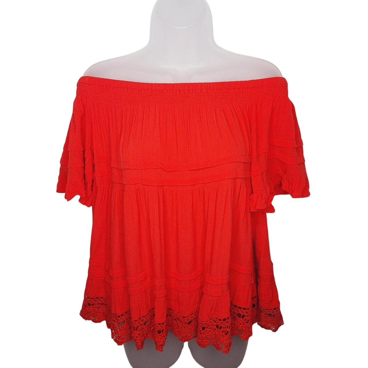 Source Unknown Women's Blouse - Red - One size – … - image 1