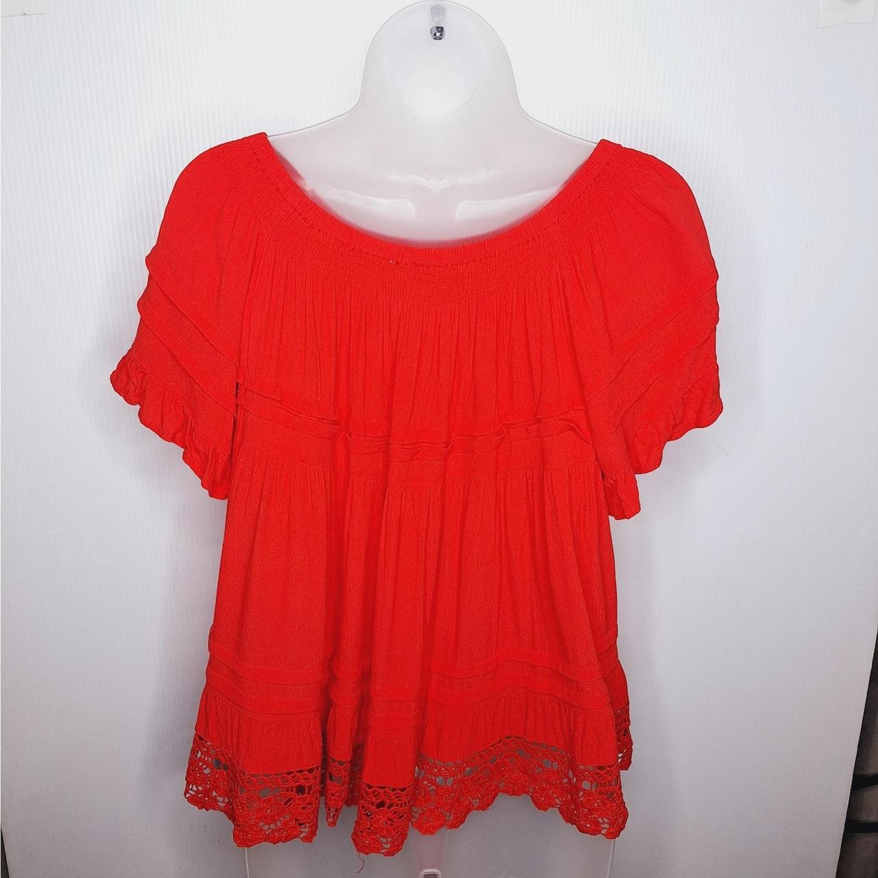 Source Unknown Women's Blouse - Red - One size – … - image 3