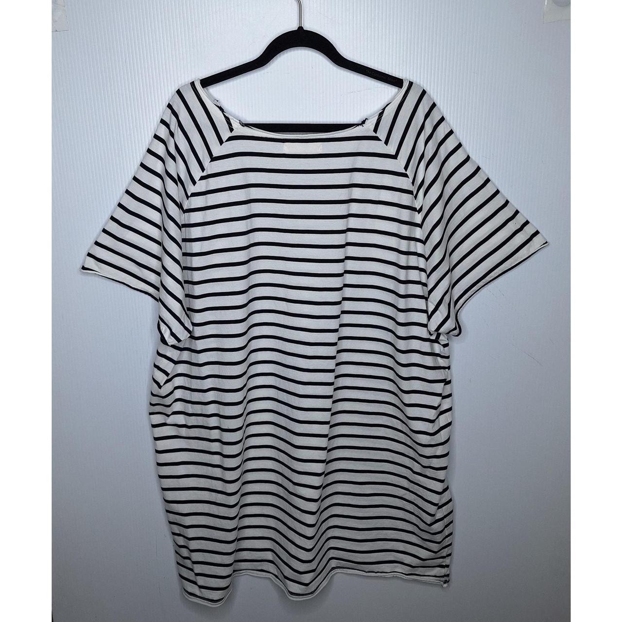 Source Unknown Women's T-shirt - White/Black - XX… - image 8