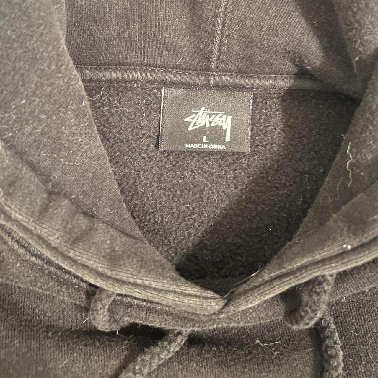 Stussy stock logo Hoodie basic black hoodie men’s... - Depop