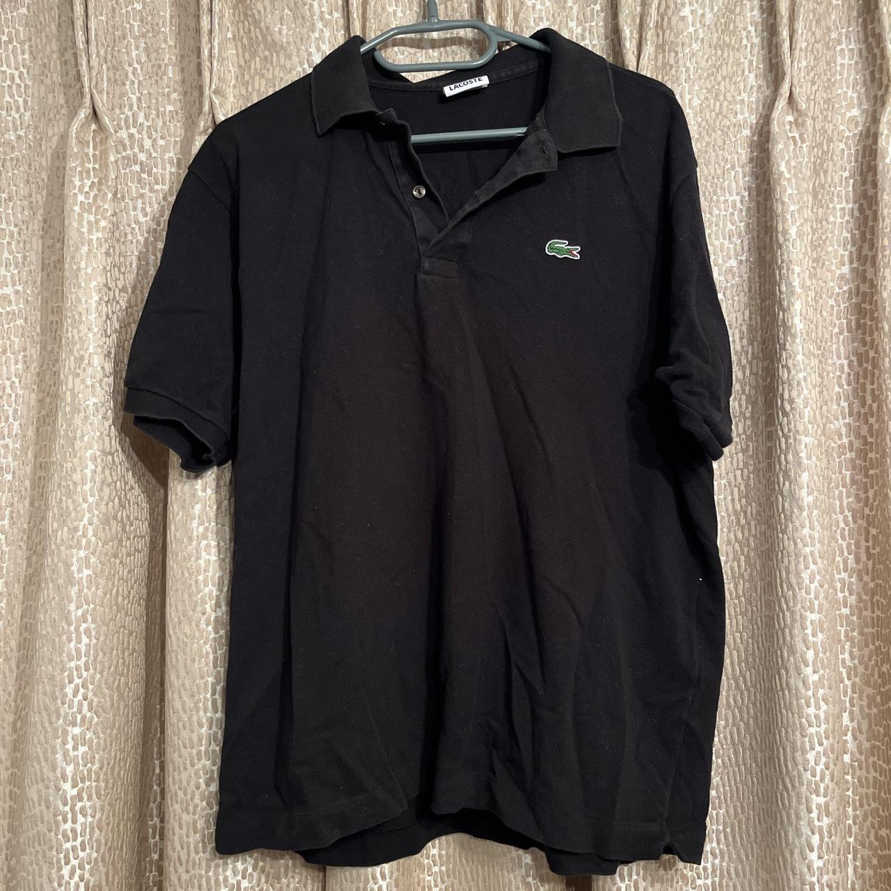 Lacoste Men's Black Polo-shirts | Depop