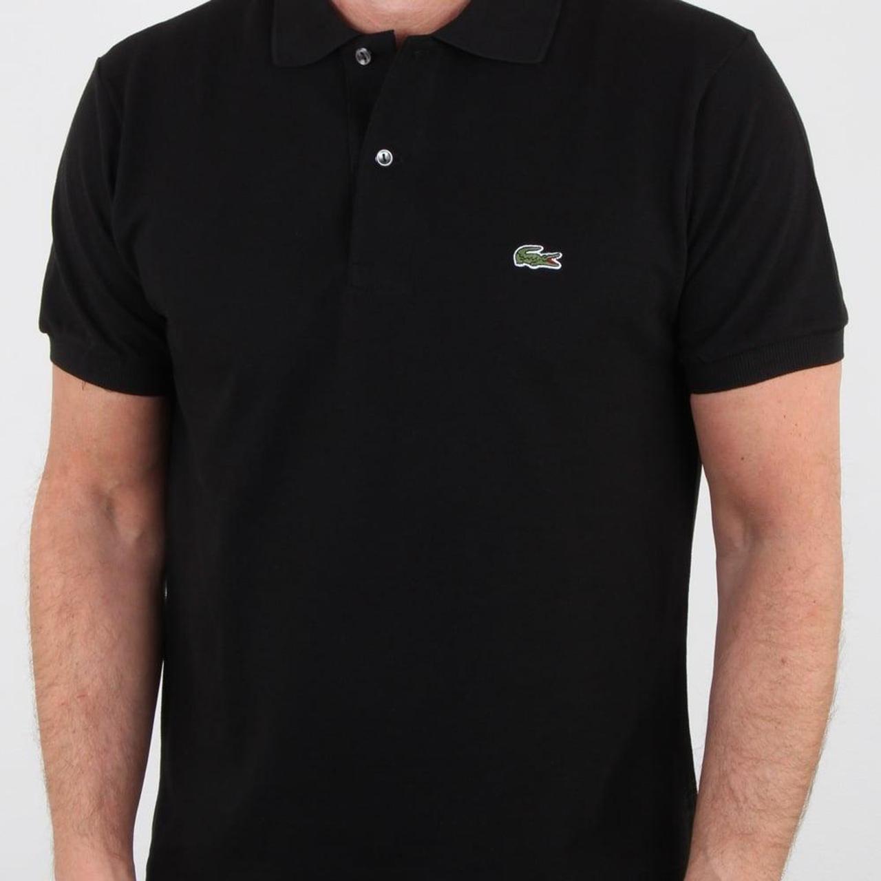 Lacoste Men's Black Polo-shirts | Depop
