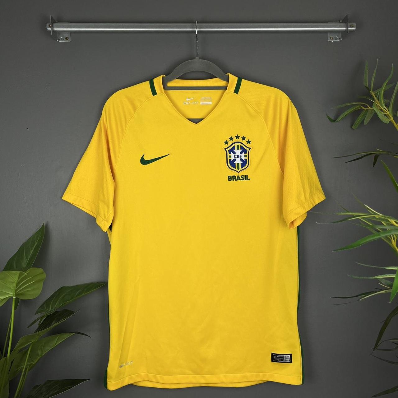 Brazil Home Football Shirt 2016 Nike Size Men’s... - Depop