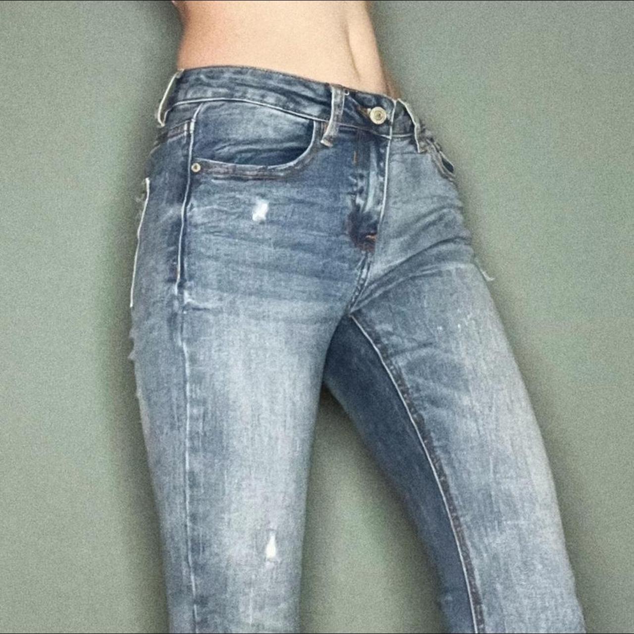 ⭐️ papaya highrise skinny jeans ⭐️ size three, runs... Depop