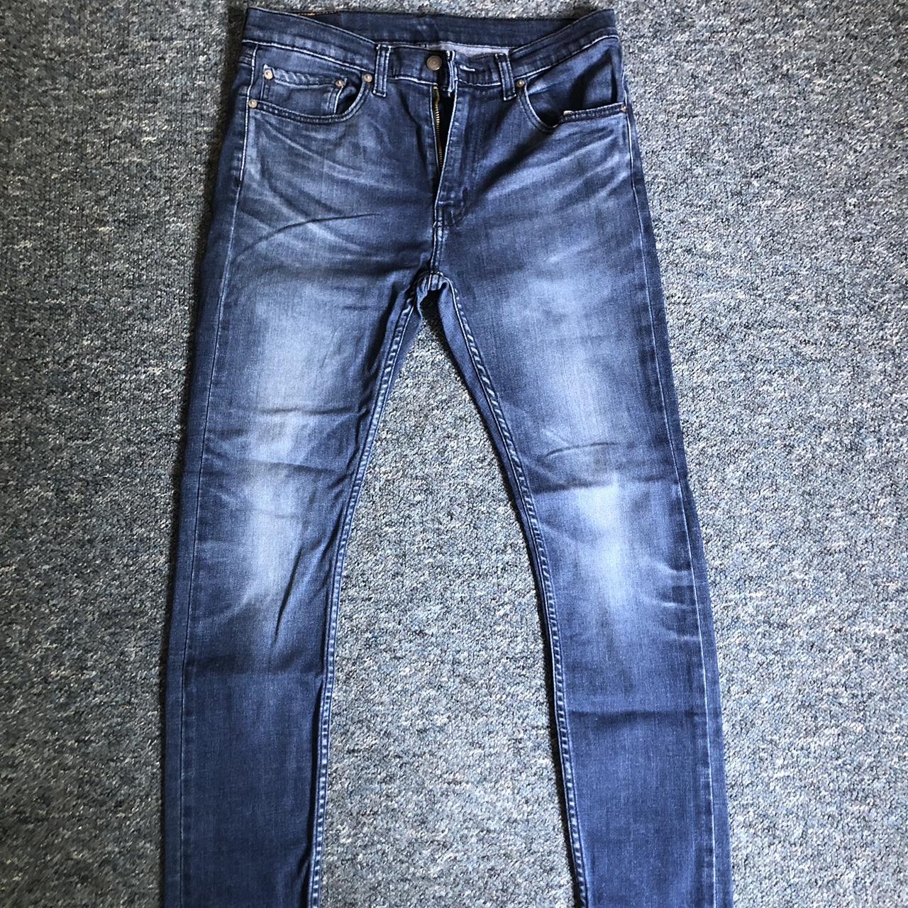Levi�??s 519 hi-ball slim fit dark blue jeans - Depop