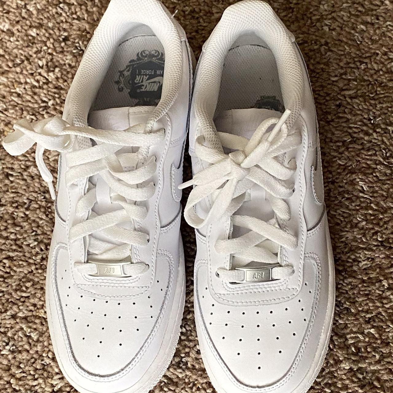 Classic White Nike Air Force 1 Sneakers Pair these... - Depop
