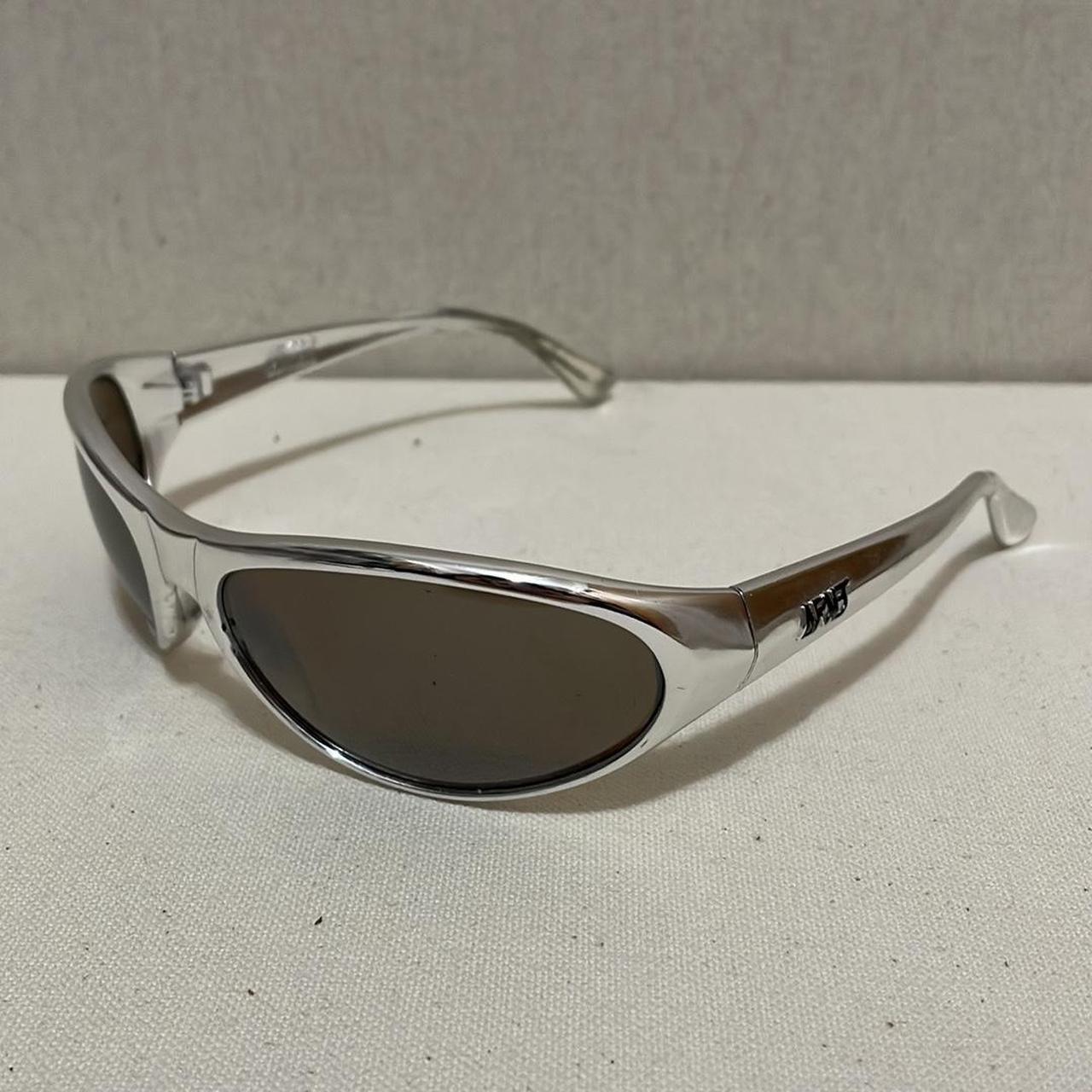 Vintage arnet arnette chrome raven sunglasses! Rare... - Depop