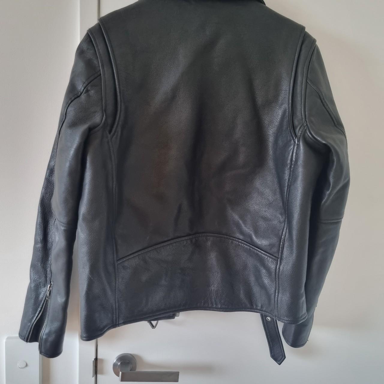 Men's genuine leather jacket Brand: neuw Size:... - Depop