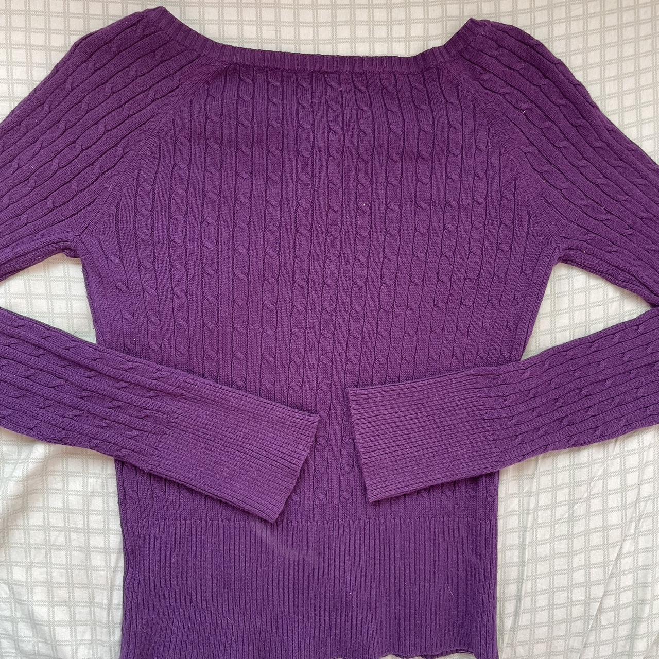 Buy Purple Sweaters & Cardigans for Women by AERO JEANS WOMENS Online