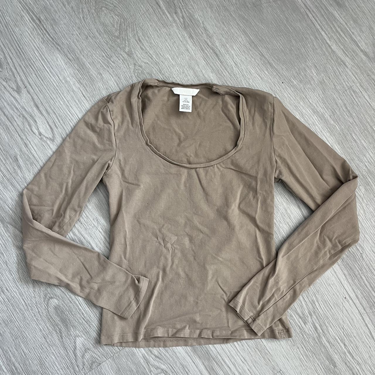 SKIMS DUPE LONG SLEEVE!! Buttery smooth beige long... Depop