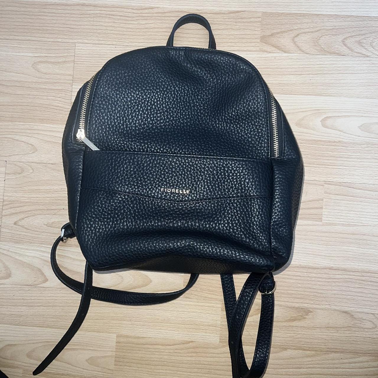 Fiorelli faux leather black backpack Excellent new... Depop