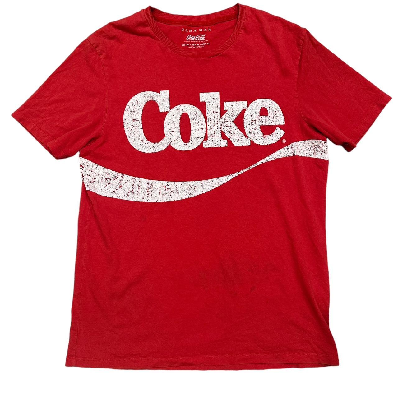 Zara coca cola t shirt hot sale