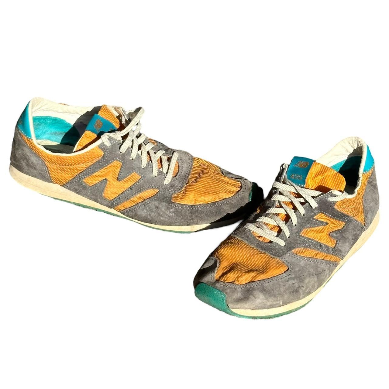 New balance 420 suede running sneaker best sale