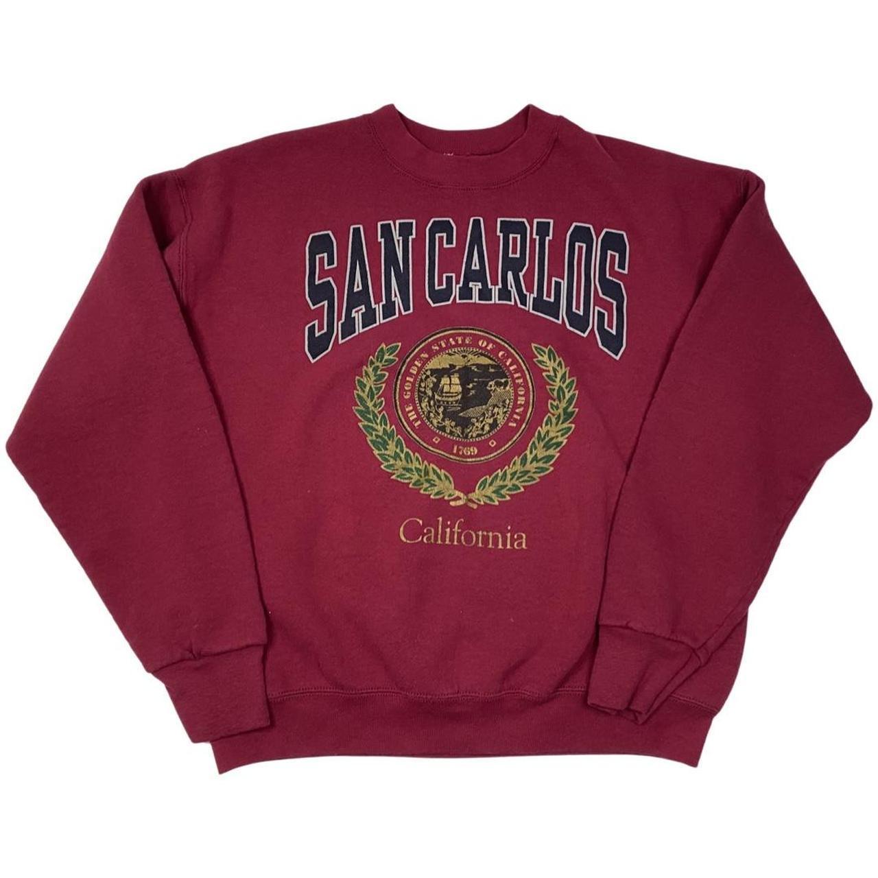 Men's Maroon Santa Clara Broncos Long Sleeve T-Shirt