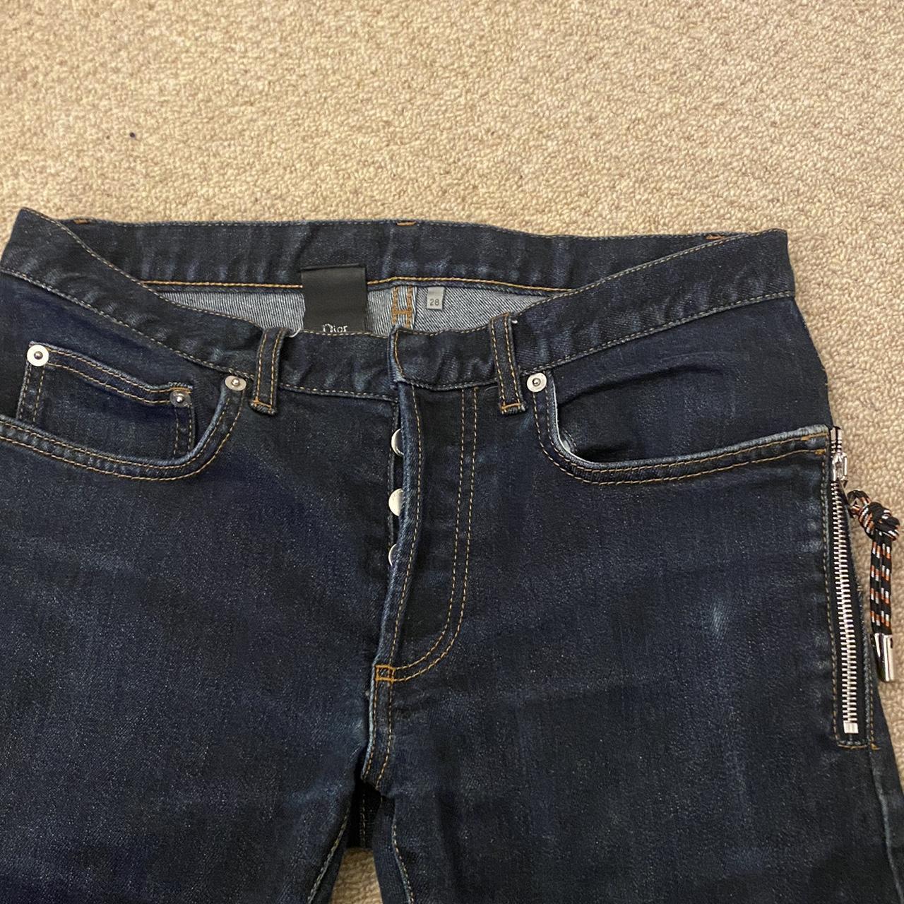 Christian Dior Jeans 28” size S Slim-Fit but | Depop