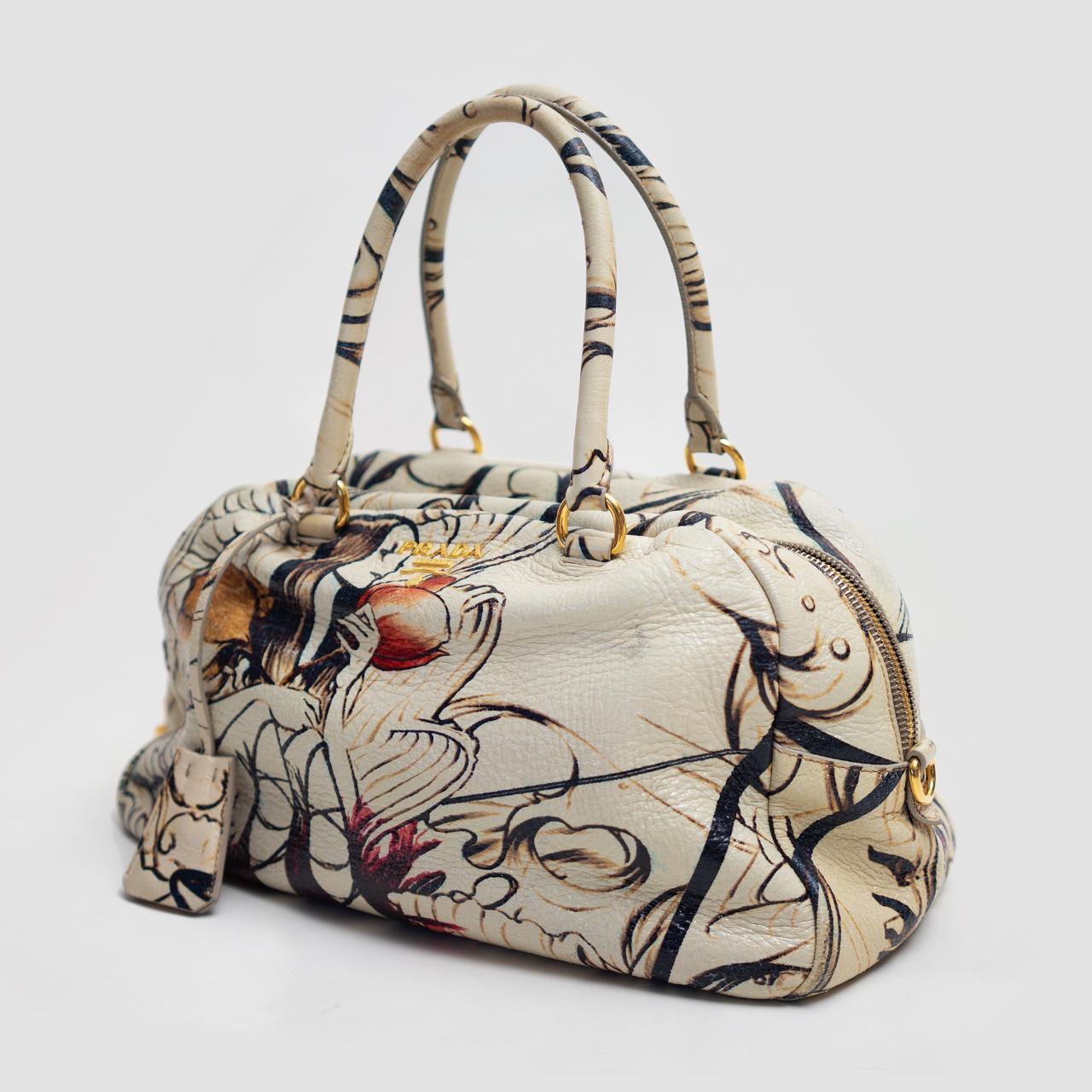 【希少☆大容量】PRADA トートバッグ ジェームズジーン グリーン フェアリー 美品入手困難✨プラダ ジェームス・ジーンコラボ フェアリー