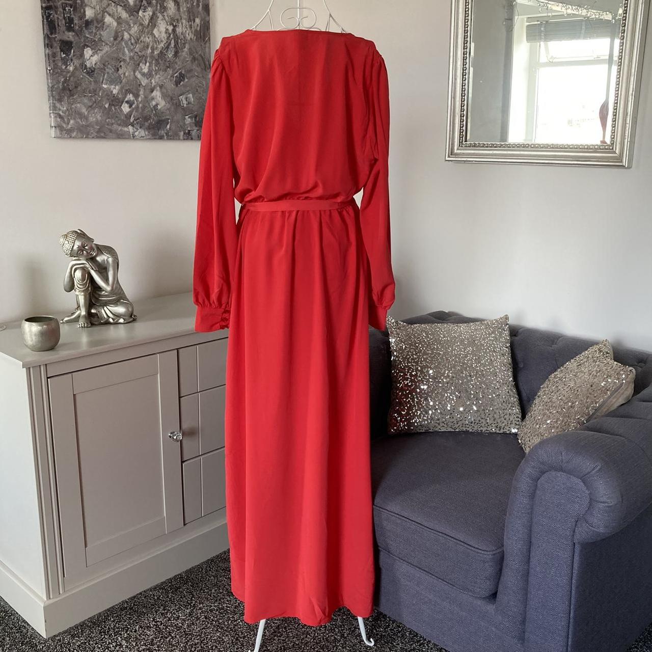 River island red dress on sale