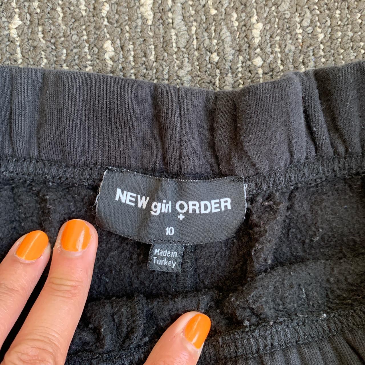 New Girl Order Women's Black Joggerstracksuits Depop