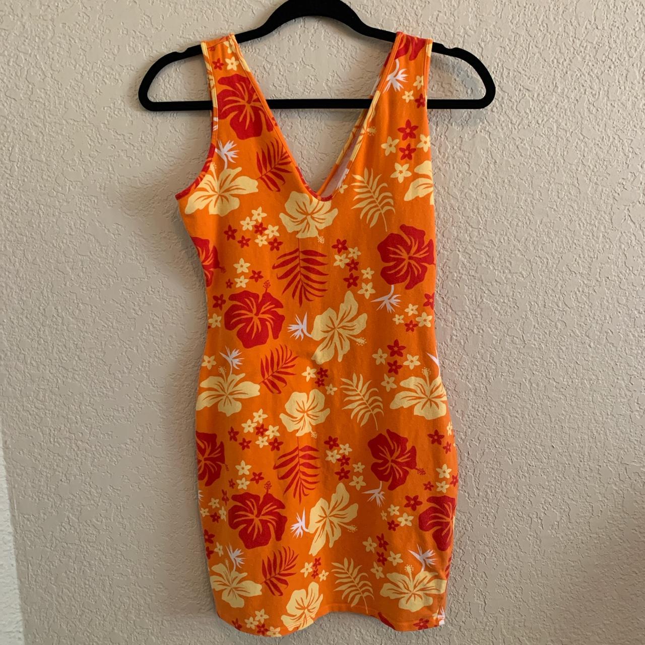 Hawaiian bodycon dress from target great condition... Depop